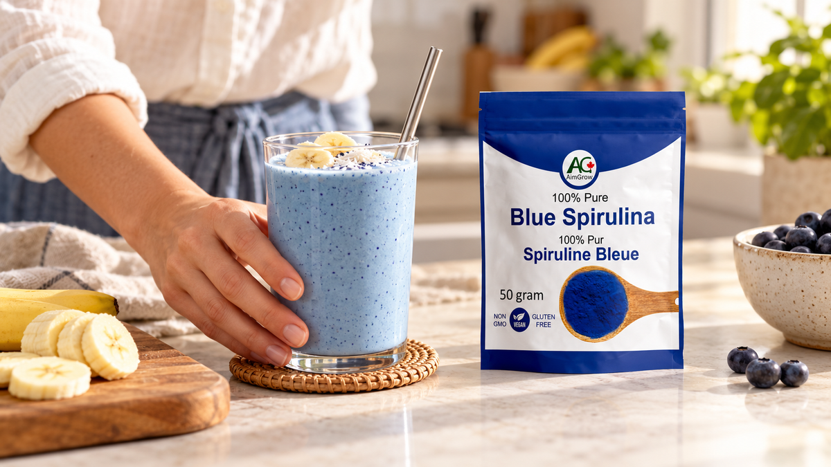 Blue Spirulina Smoothie: A Simple Banana Recipe for Beginners