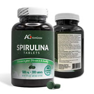 Aimgrow Spirulina Tablets 500mg 300 Tablets Canada