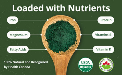 Oganic Spirulina Powder